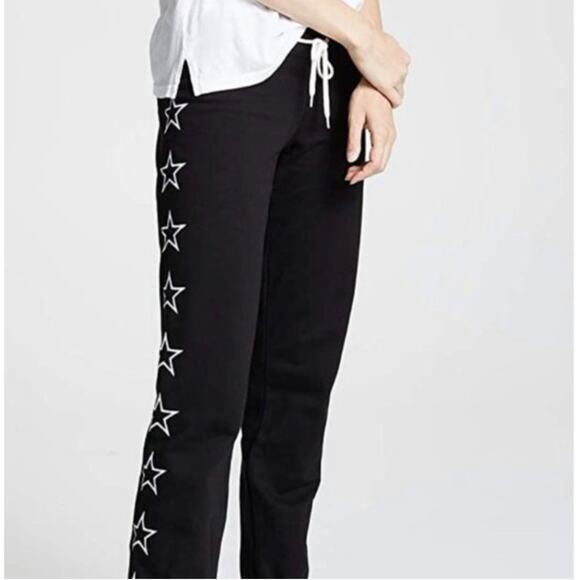 Monrow Black Star Low Rise joggers - Picture 1 of 4